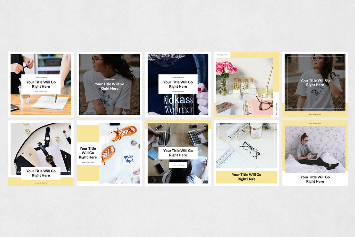 Lady Boss Instagram Posts, a Social Media Template by Social Corner Graphics (Photo 7 of 8)