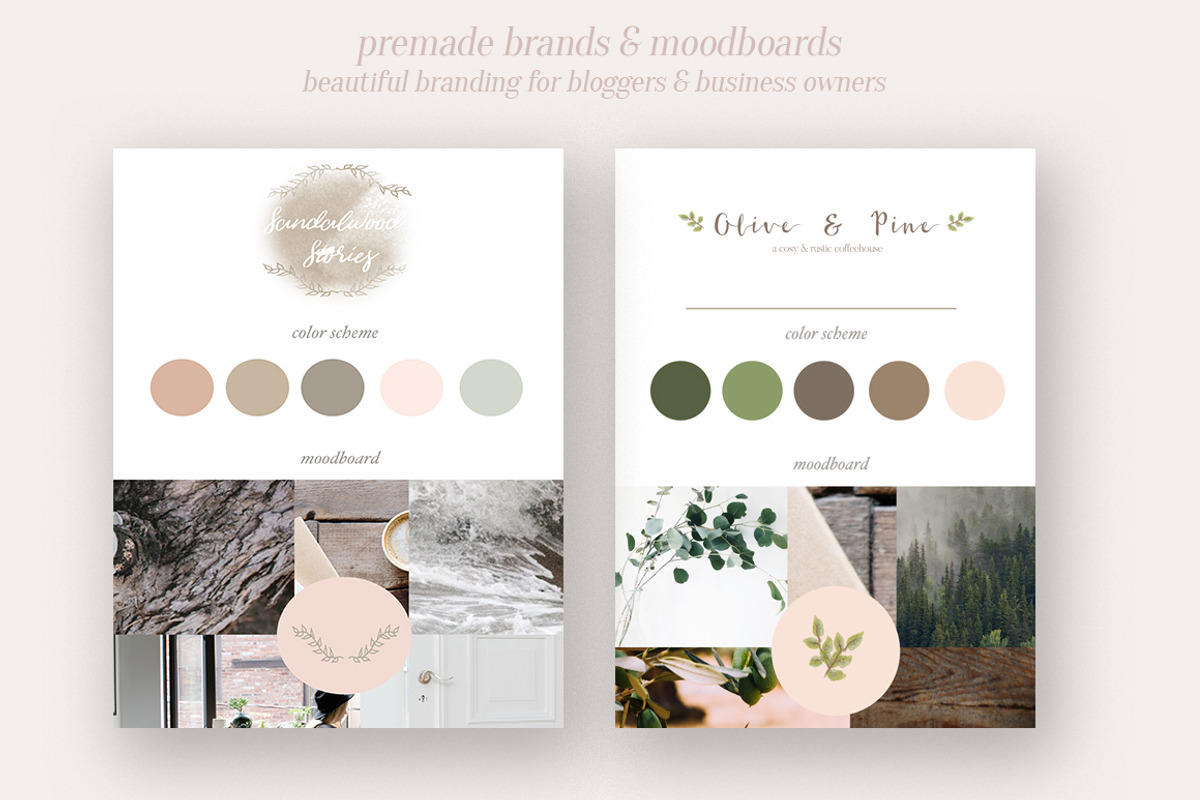 Pretty Premade Branding & Logo Kit, a Branding & Logo Template by Laras Wonderland (Photo 5 of 9)