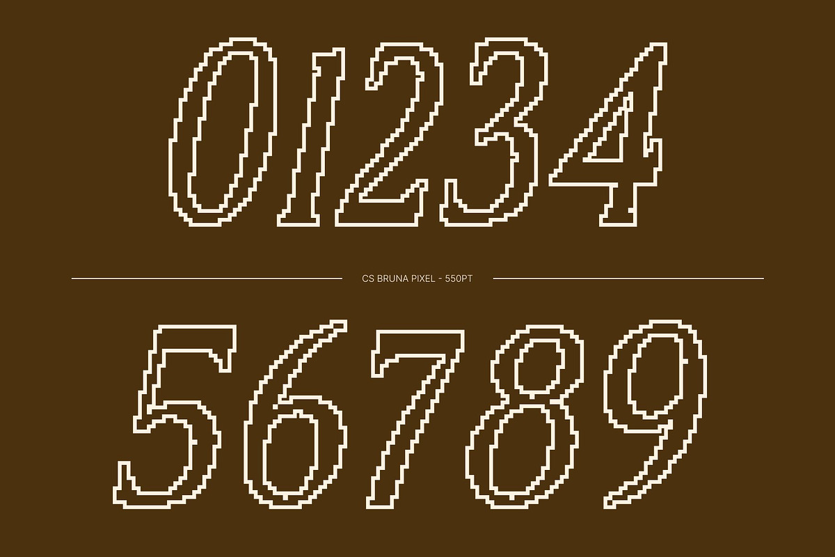 CS Bruna Pixel, a Serif Font by Craft Supply Co. (Photo 6 of 8)