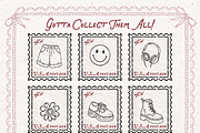 90s Clipart, Retro Nineties Set, an Object Illustration by The October Creative (Thumbnail 6 of 6)