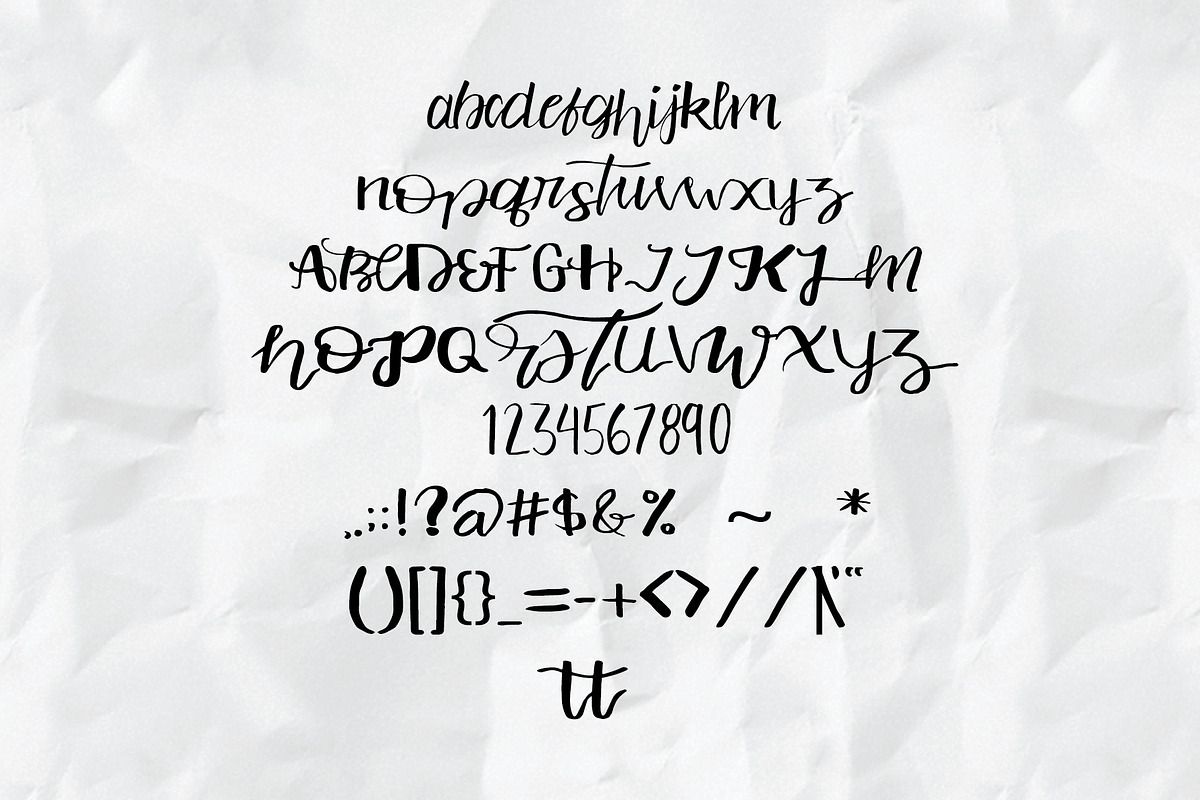 Natune Font preview 5