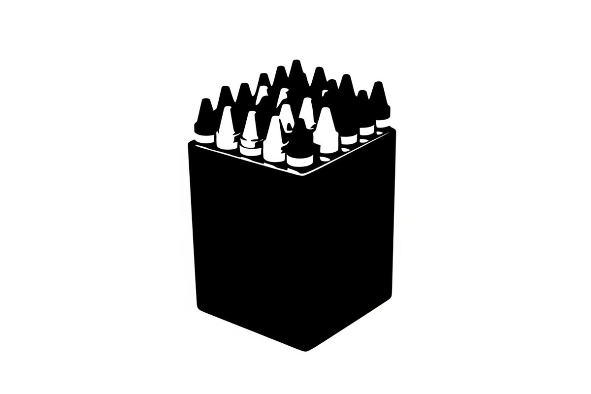 School crayons box silhouette, a Graphic by Designer_Momina (Photo 5 of 10)