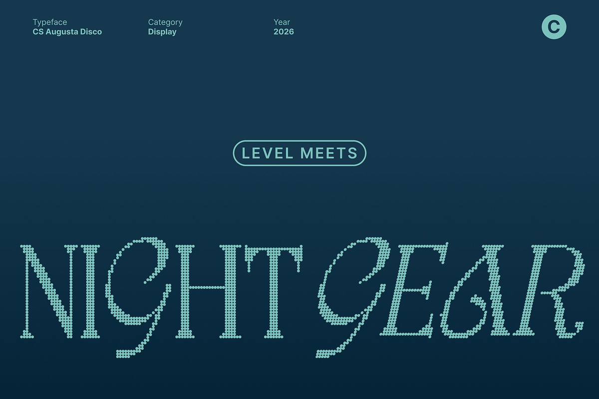 CS Augusta Disco, a Serif Font by Craft Supply Co. (Photo 2 of 8)