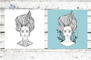 tattoo poster, a Person Illustration by Vavavka (Thumbnail 6 of 8)