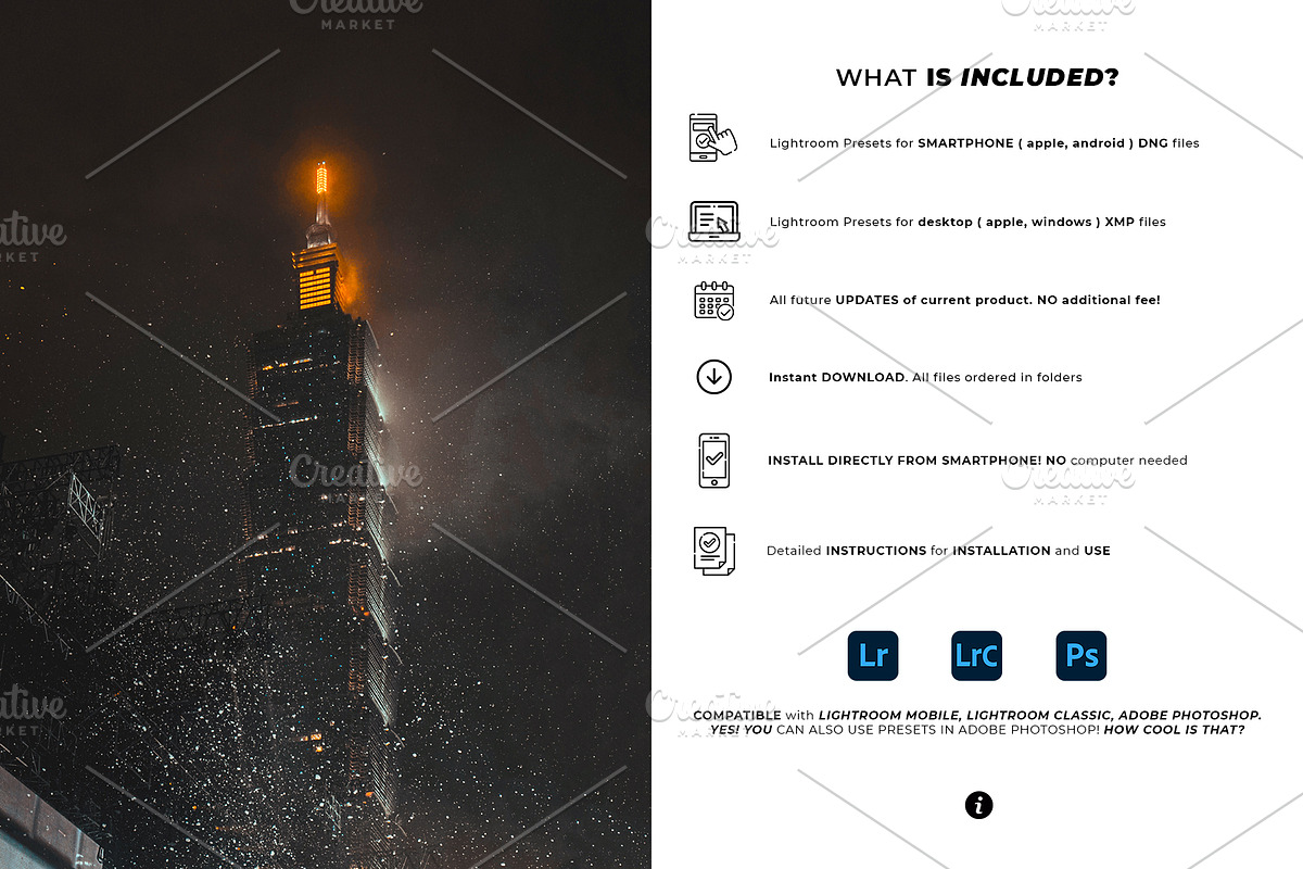 Lightroom Presets Moody Film F1, an Action Add-On by Lavinsky Art Store (Photo 2 of 13)