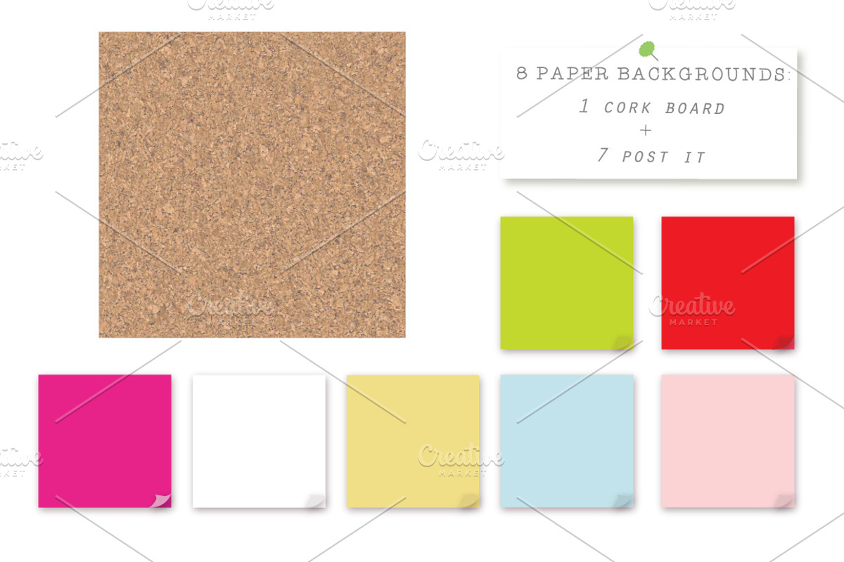 OFFICE CORK BOARD MOCK UP BUNDLE, an Education Illustration by Hello Talii (Photo 2 of 7)