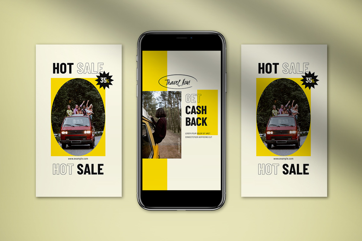 Travel Instagram Post and Story, a Social Media Template by graphicook (Photo 4 of 5)