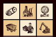 Vintage Industry Illustration Set, an Object Illustration by Prosymbols (Thumbnail 9 of 10)