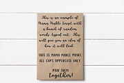 Mama Mable Handlettered Fonts, a Script Font by lillie belles designs (Thumbnail 4 of 5)