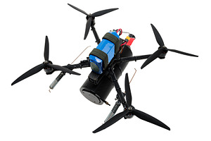 FPV carbon fiber drone. Helicopter, a Technology Photo by Stockphoto by vzwer