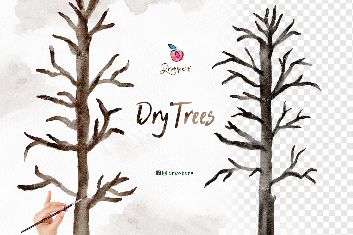 Christmas Tree illustration, png 143, an Illustration by Drawberx (Photo 4 of 9)