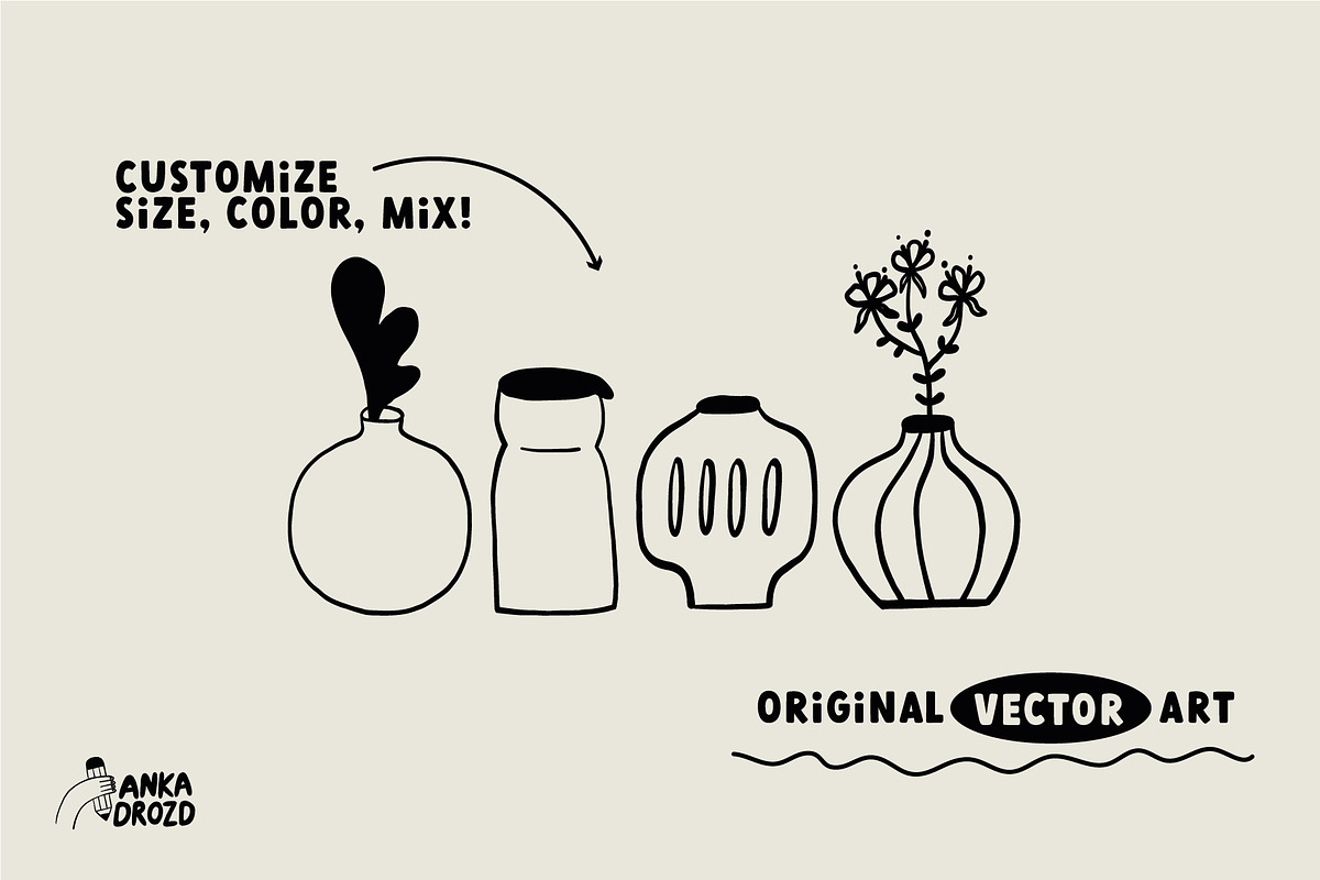 Sketch Pottery Ceramic, a Decorative Illustration by AnkaDrozd (Photo 5 of 6)