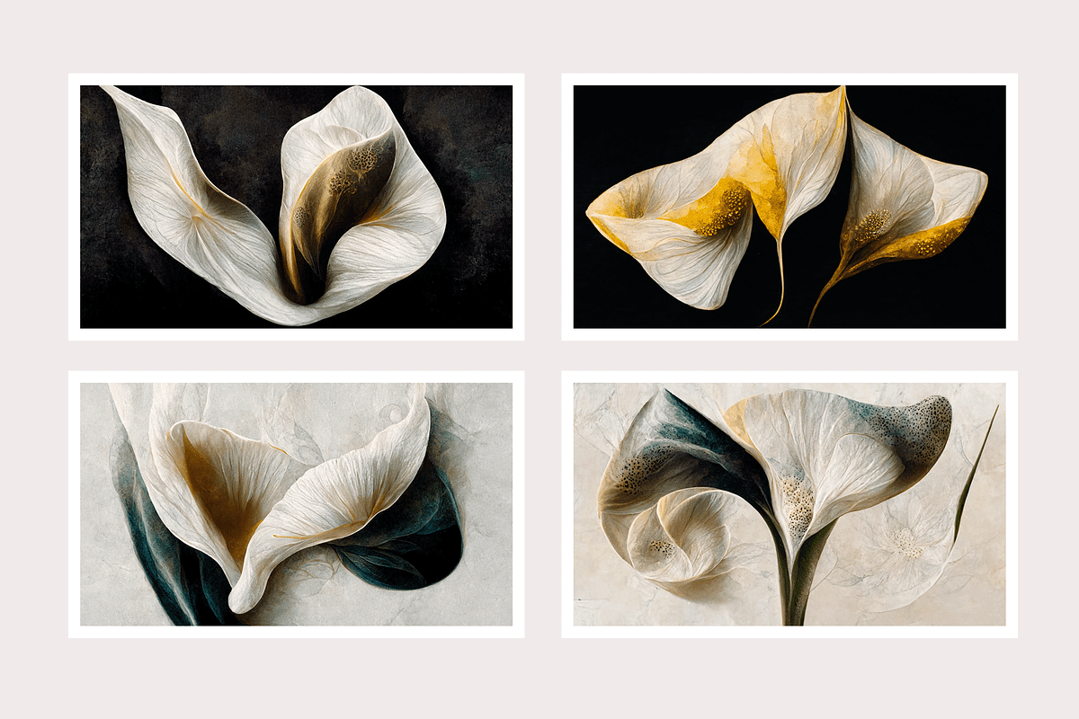 Lily Collection · Calla Lily Flowers, a Decorative Illustration by milatovar (Photo 2 of 16)