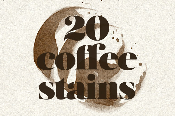 Coffee Stains - 20 Brushes & Vectors preview 5