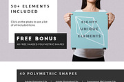 Polymetric Geometric Design Kit, an Object Graphic by Pixel Supplies (Thumbnail 5 of 5)