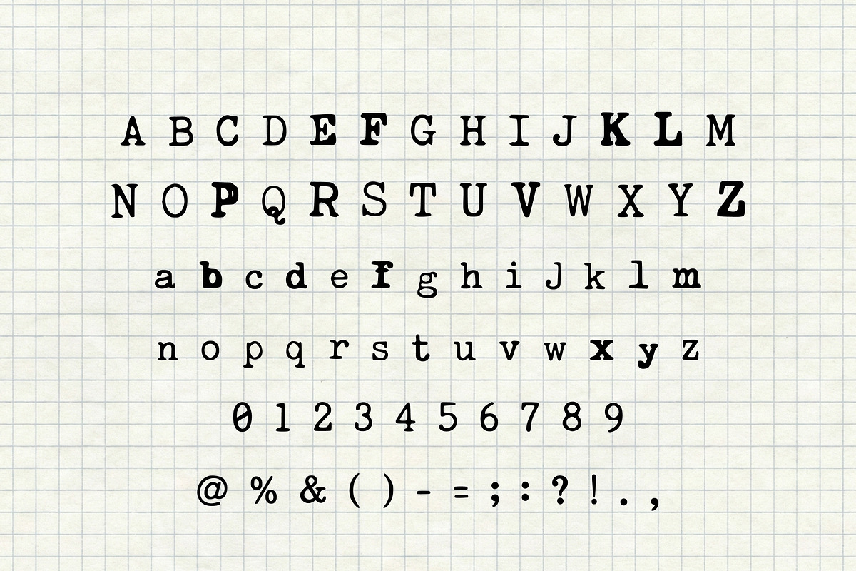 Classic Press - Retro Font, a Font by DreamoraArt (Photo 6 of 8)