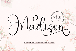 Madison Script Font