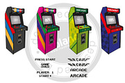 Arcade machine, an Illustration by mesblanc (Thumbnail 2 of 2)