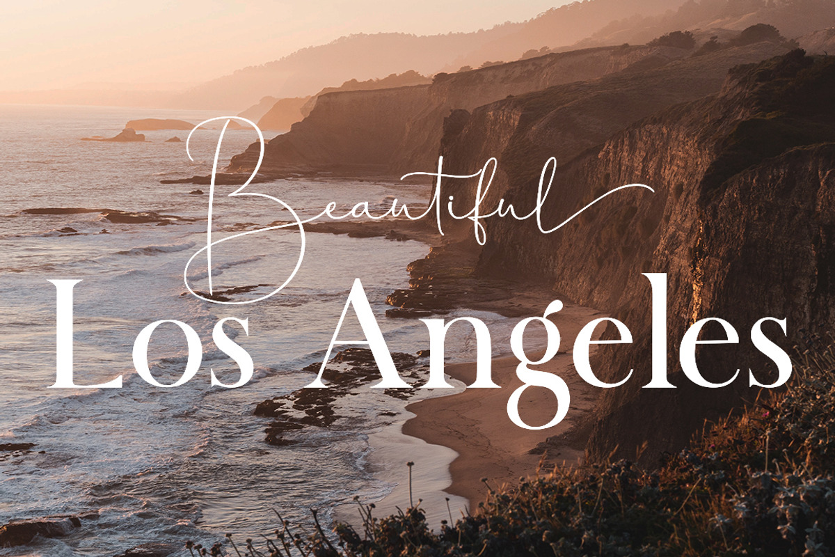 California Signature Font Duo, a Serif Font by Bosstype Studio (Photo 9 of 11)