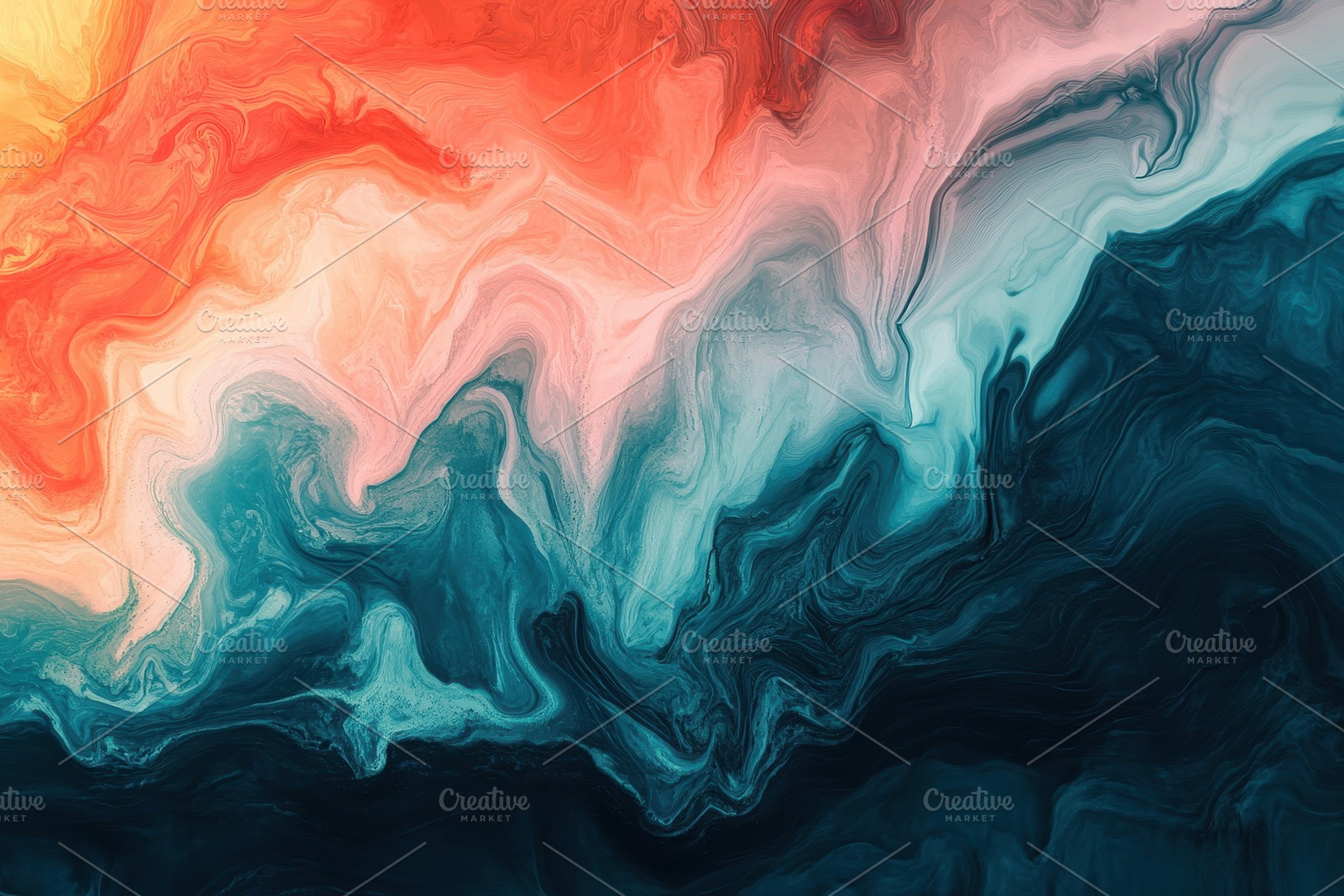 Stunning organic abstract panorama, a Photo by Pavel_design