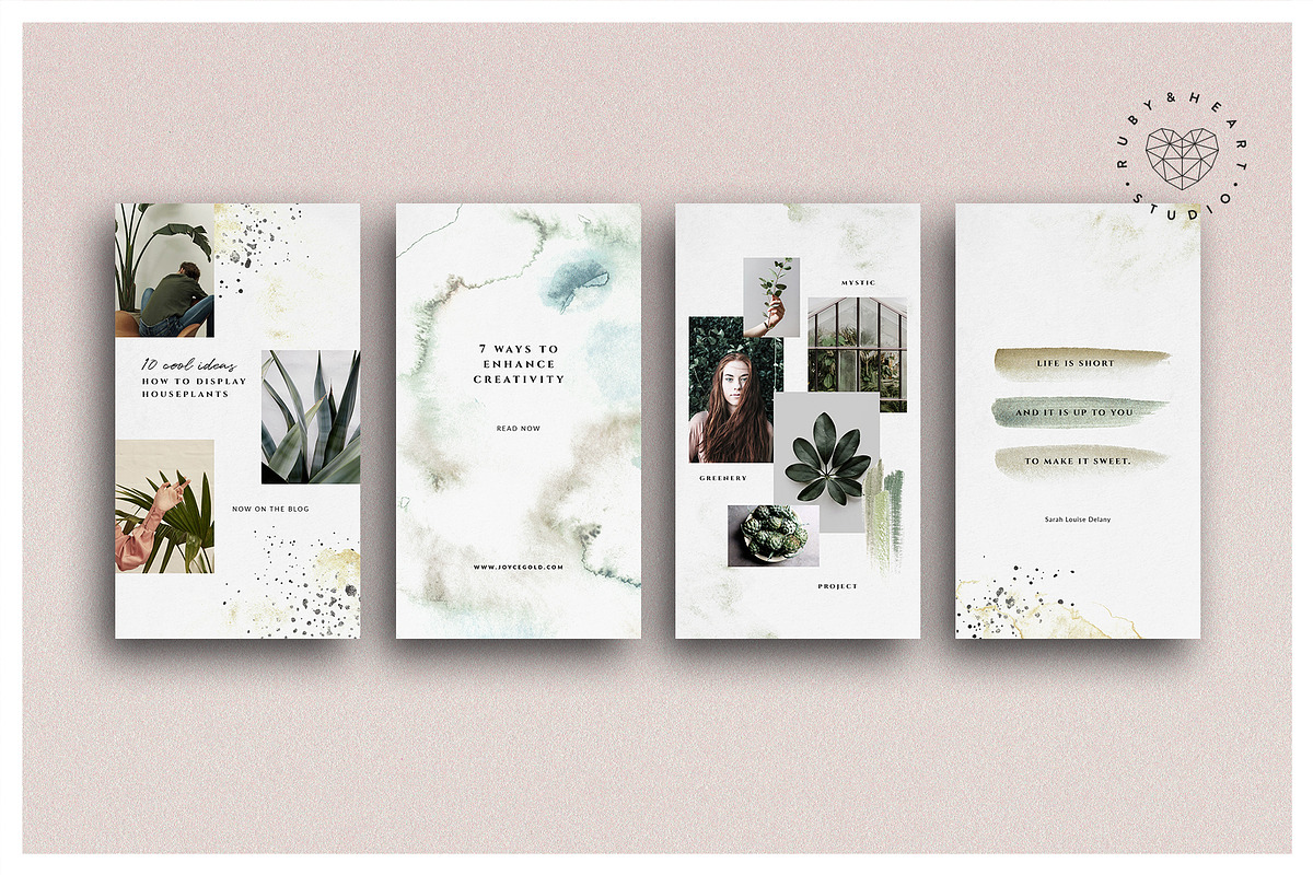 ANIMATED Artistic Instagram Stories, a Social Media Template by Ruby&Heart Studio (Photo 6 of 11)