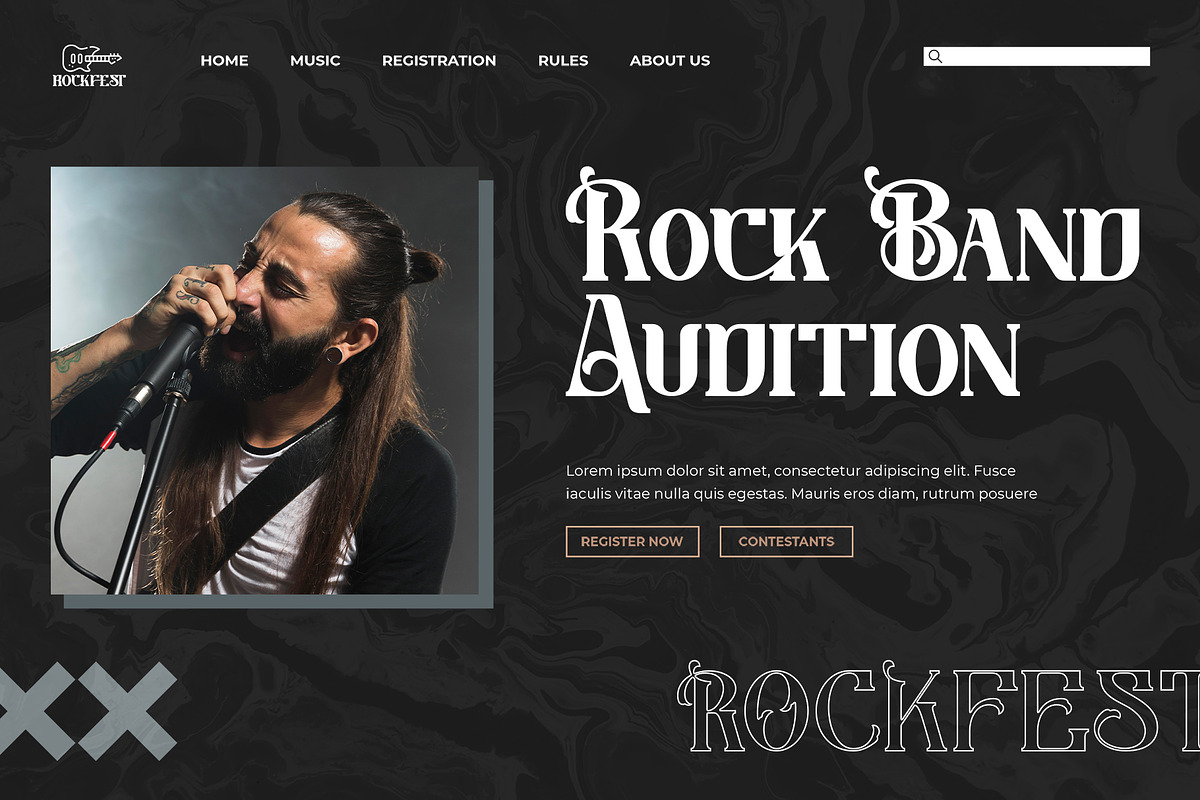 Guitar Rocker, a Serif Font by Letterara (Photo 5 of 15)