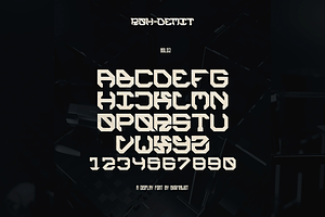 ROH-DEMIT Typeface // Display Font