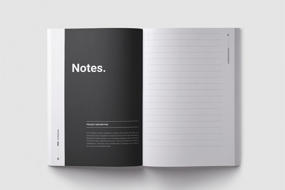 Architecture Portfolio Template, a Brochure Template by TemplateFolio-Shop (Photo 12 of 15)