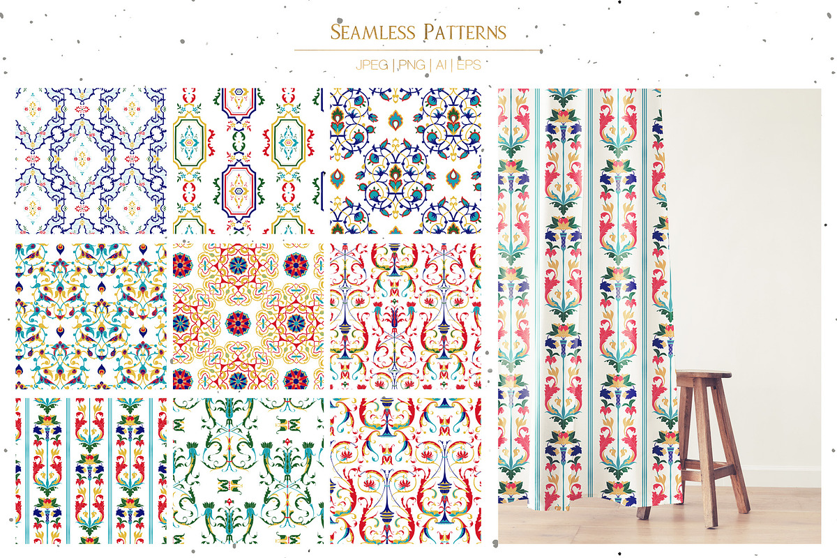 Arabesque Ornaments Collection, a Decorative Illustration by GVGraphics (Photo 10 of 15)