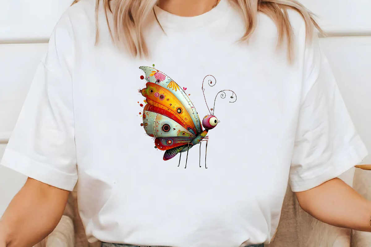 Whimsical spring butterfly Clipart, an Illustration by Designworld (Photo 6 of 8)