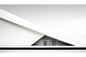 modern structure white background ai, an Architecture Photo by pikepicture