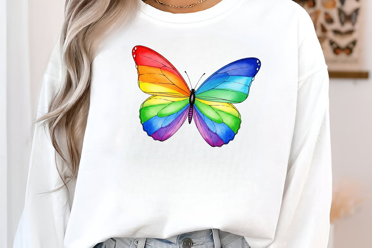 Butterfly PNG Clipart Bundle, an Illustration by SinaCreation (Photo 5 of 7)