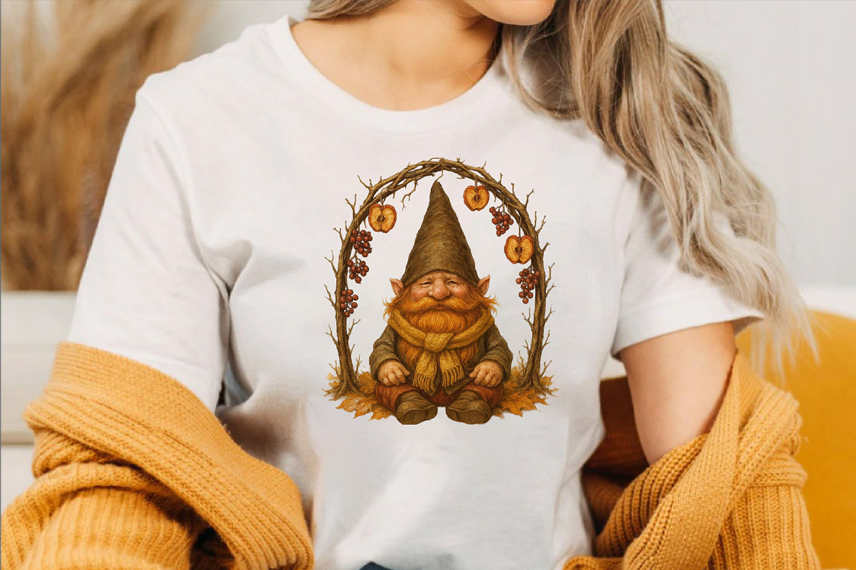 Fall Gnome Clipart Autumn  Bundle., an Illustration by SVGArt (Photo 8 of 8)