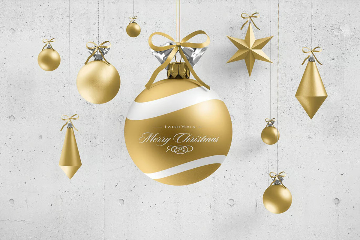 Christmas Ball Mock-up, a Product Mockup by zippypixelstudio (Photo 10 of 10)