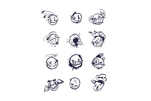 Spray graffiti faces. Spraying, a Graphic by Stock-Smart-Start