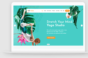 GT Yoga - Fitness WordPress Theme