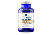 Blue Pills Bottle Mockup, a Packaging Mockup by Reformer Mockup (Thumbnail 1 of 6)