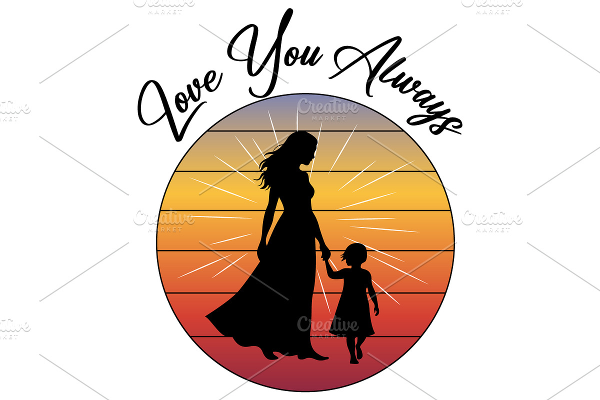 Love You Always Mother's Day Shirt, a Person Illustration by Ghagra (Photo 2 of 7)