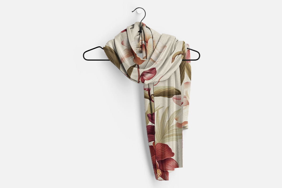Wool scarf Mockup Part 1, an Apparel Mockup by GraphicVil (Photo 5 of 9)