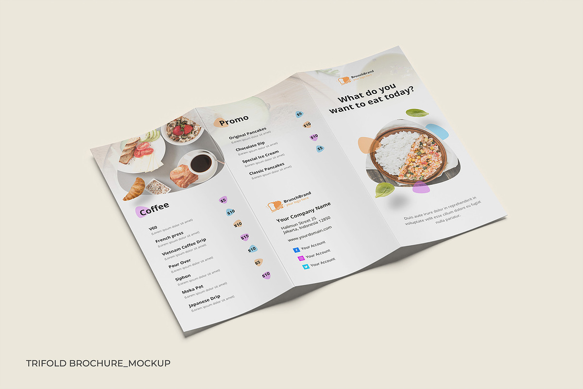 Trfold Brochure Mockup, an Advertising Mockup by My Mockup (Photo 1 of 4)
