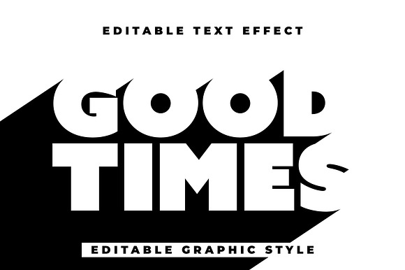 Bold Geometric Shadow Text Effect preview 4