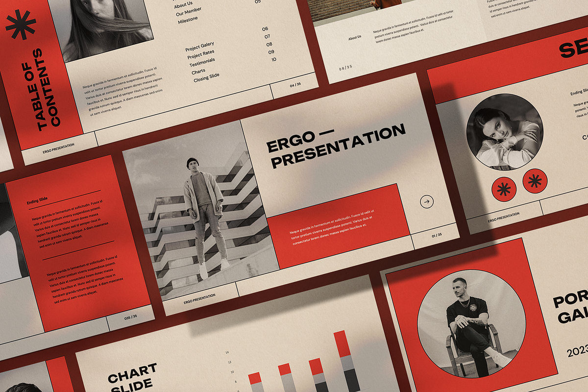 Ergo Powerpoint, a Presentation Template by Surotype (Photo 1 of 10)