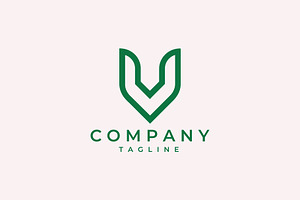 Letter V Monogram Logo, a Branding & Logo Template by Vectorium Studio