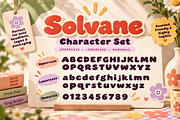 Solvane - Playful Bubble Font, a Sans Serif Font by Designertale (Thumbnail 2 of 10)
