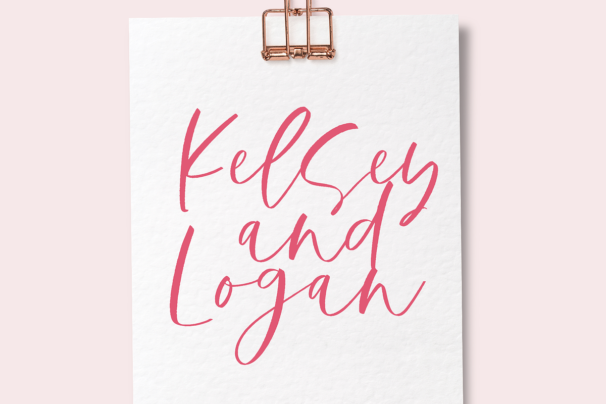 Smitten | Handwritten Script Font preview 4