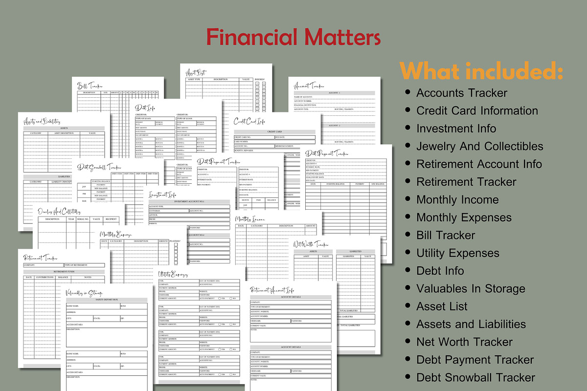 End Of Life Planner - Canva Template, an App Template by Adalin Shop (Photo 5 of 11)