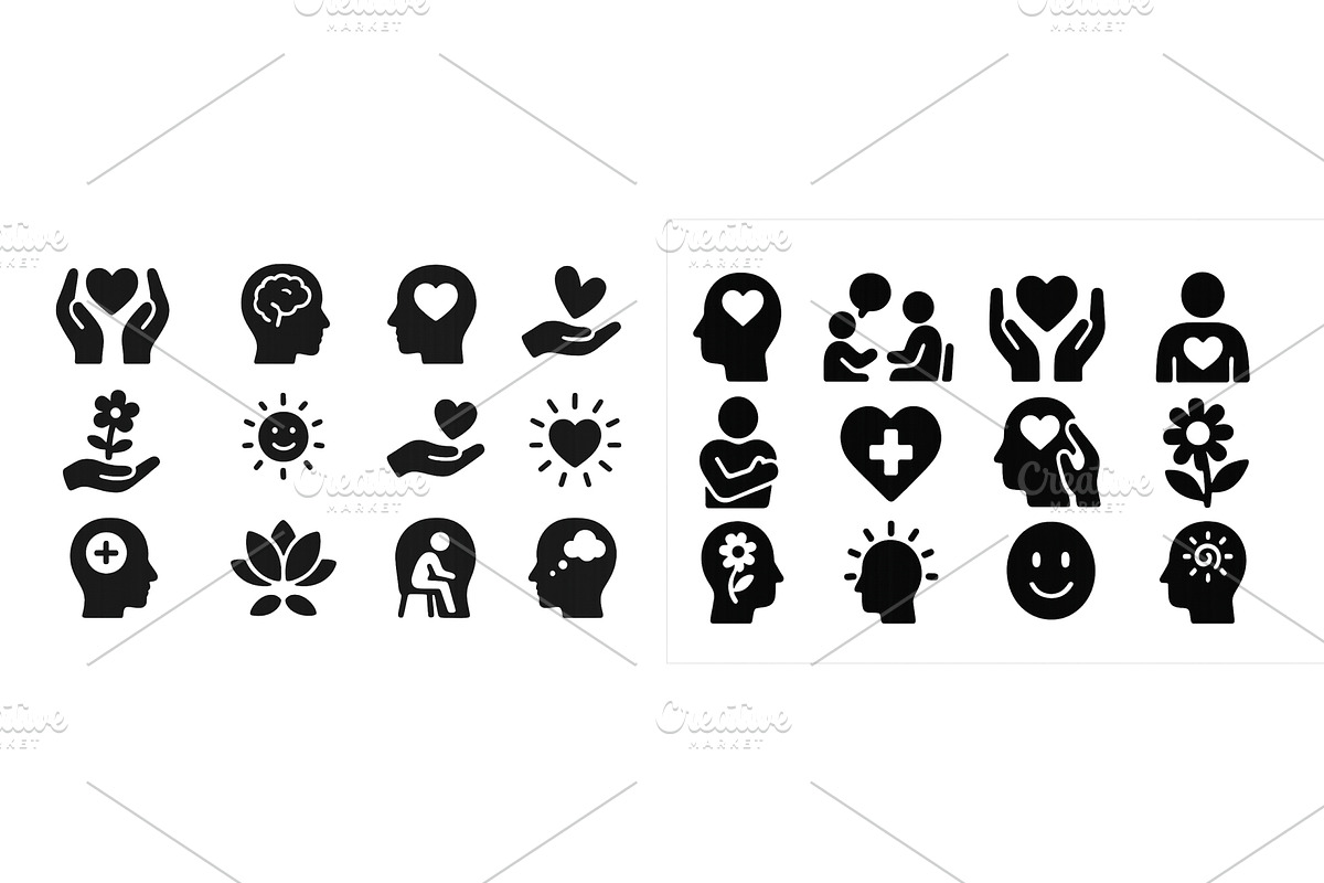 Collection of heart and wellness, an Object Illustration by ZinetroN