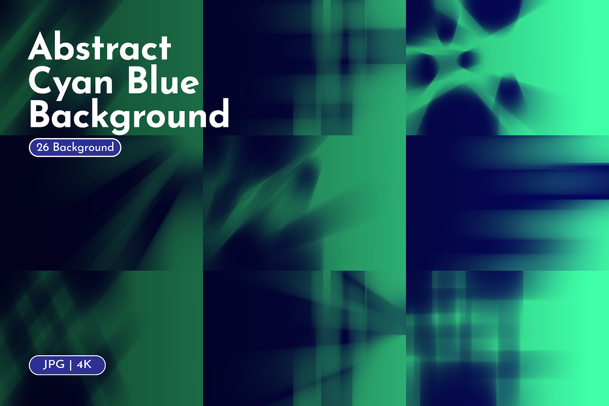 Abstract Cyan Blue Background, a Background Graphic by WM48 Shop (Photo 1 of 3)