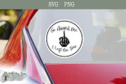 Funny Car Sticker Go Around Svg Png, an Object Illustration by Willow Paige Farms (Thumbnail 3 of 4)