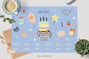 2020 Year B-day Calendars Part 3